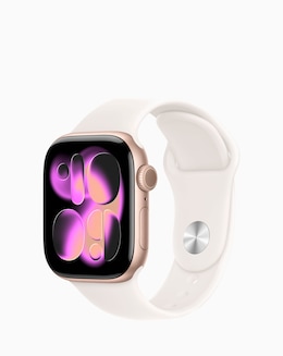 Apple Watch Series 11 GPS + Cellular 46mm - Light Blush Sport Band - S/M