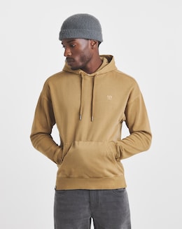 Union Garment Dyed Relaxed Hoodie-Tan