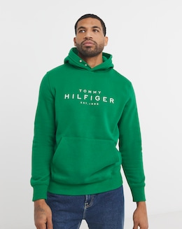 Tommy Hilfiger Logo Hoodie - Green