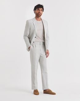 Folio Tailored Linen Flat Tapered Trouser