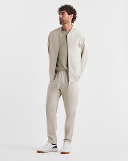 Tailored Linen Bomber