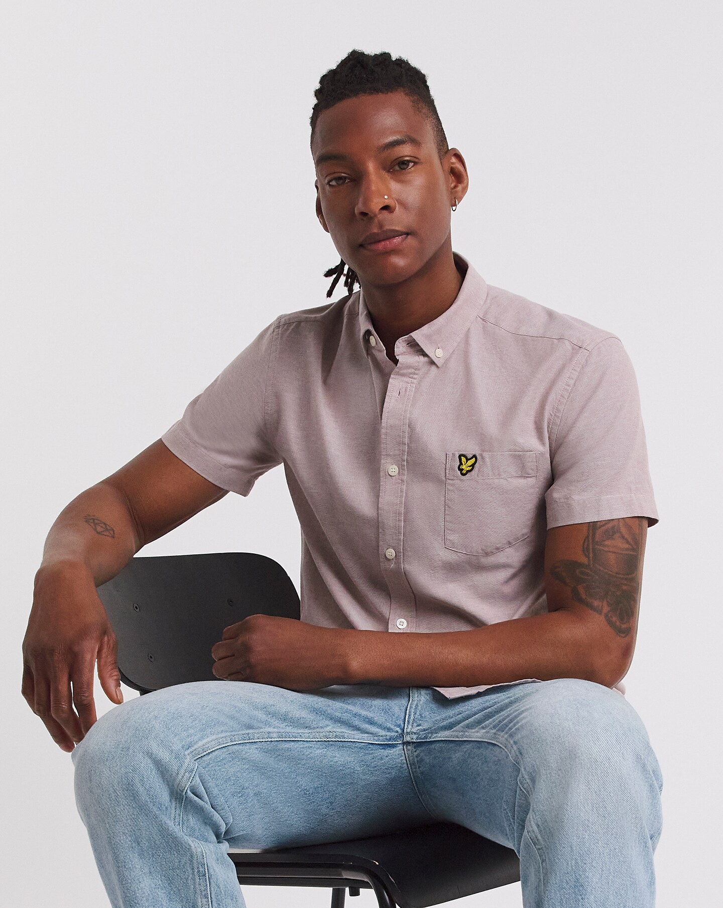 Lyle scott sales short sleeve shirt