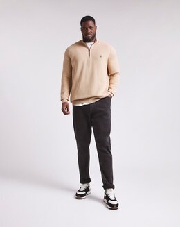 Polo Ralph Lauren Camel Half Zip Jumper