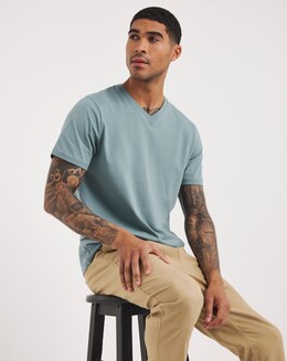 V-Neck T-shirt Long