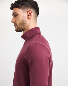 Long Sleeve Jersey Roll Neck Long