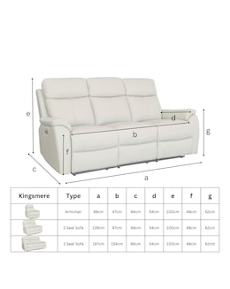 Aspire Kingsmere Power Recliner Armchair - Image