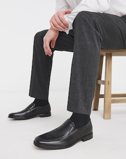 Clarks Howard Edge Shoes - Black