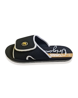 D555 DRAKE 2 Black Slider With Velcro Fastening