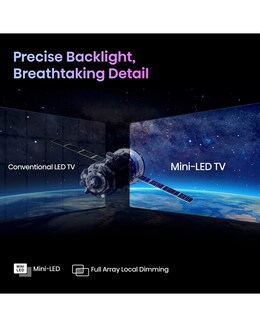 Hisense 65&quot; 65U7KQTUK Smart 4K UHD HDR 144Hz Mini-LED TV with Dolby Atmos