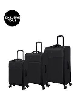 IT Luggage The Lite 3pc Suitcase Set - Black