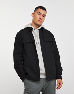 Double Pocket Heavy Twill Overshirt