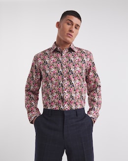 William Hunt Print Formal Shirt