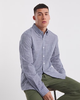 Long Sleeve Gingham Shirt