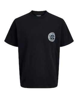 Jack &amp; Jones York Logo T-Shirt - Black