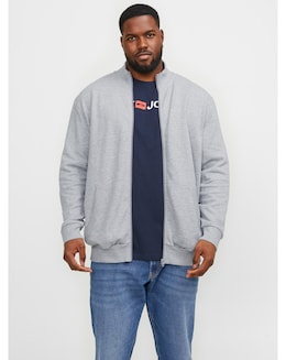 Jack &amp; Jones Paulos Full Zip Sweatshirt - Grey