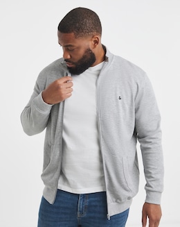 Jack &amp; Jones Paulos Full Zip Sweatshirt - Grey