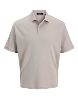Jack &amp; Jones Summer Textured Polo - Natural
