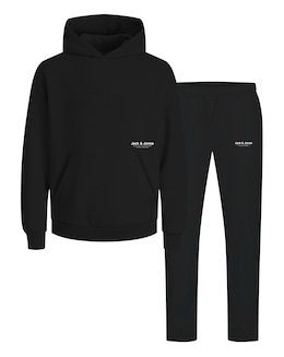 Jack &amp; Jones Vesterbro Logo Sweat &amp; Jogger - Black