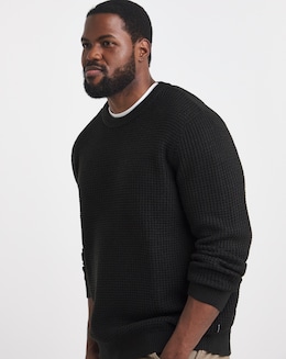Jack &amp; Jones Global Knitted Jumper - Black