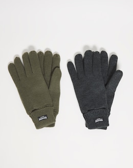 Capsule Pack of 2 Thinsulate Gloves