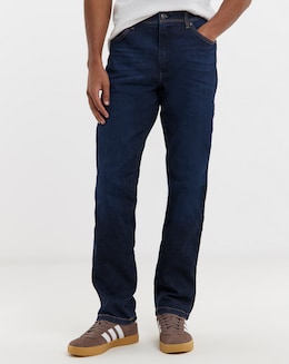 Wrangler Texas Straight Fit Jean - Rustic Navy