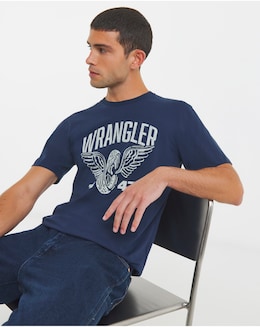 Wrangler Americana Graphic T-Shirt - Navy
