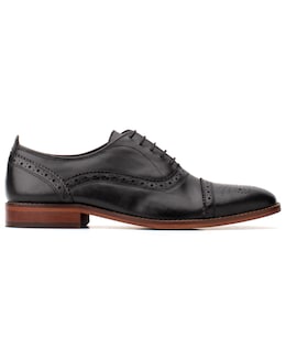 Base London Cast Waxy Lace Up Brogue Shoe