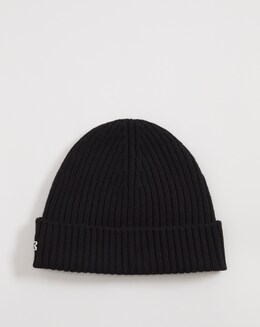 Lacoste Black Classic Beanie