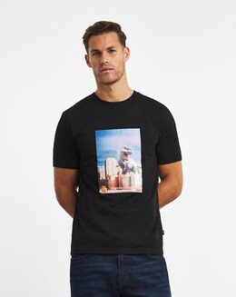 BOSS Short Sleeve Photo Print T-Shirt
