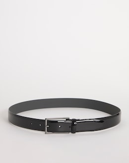 BOSS Black Patent Formal Belt