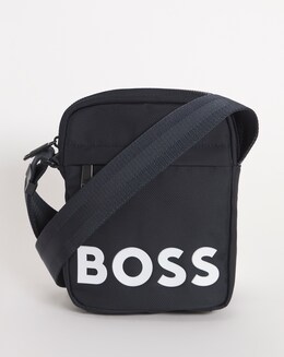 BOSS Navy Logo Cross Body Bag