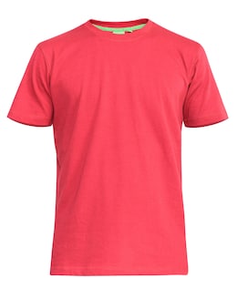 D555 Big &amp; Tall Flyers Premium Weight Combed Cotton Crew Neck T-Shirt - Red
