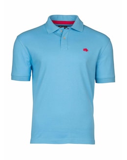 Raging Bull Classic Organic Polo Sky Blue