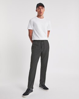 Charcoal Elasticated Jogger Trouser