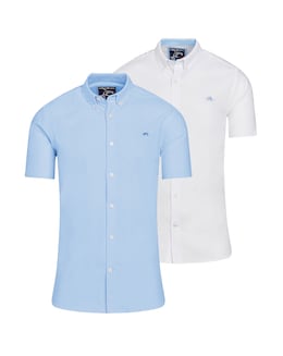 Raging Bull 2 Pack SS Oxford Shirt Multi