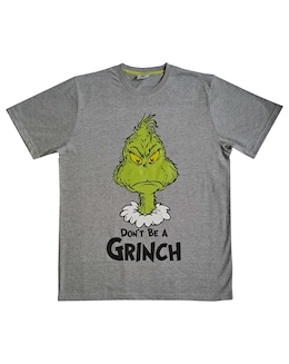 Mens Grinch Grey Lounge Tshirt