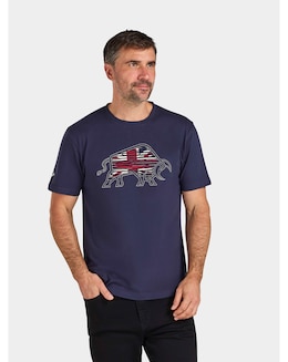 Raging Bull Slash Bull T-Shirt Navy