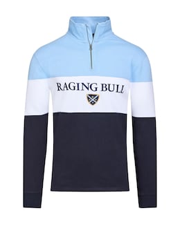 Raging Bull Cut &amp; Sew Quarter Zip Sky Blue