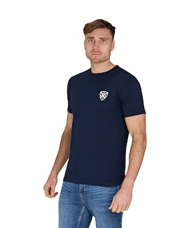 Raging Bull Rugby Club Back Print T-Shirt Navy