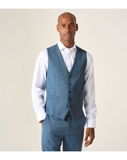 Skopes Lucien Suit Waistcoat Teal