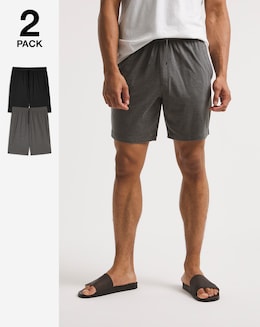 Pack 2 Jersey Lounge Shorts