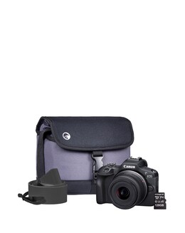 Canon EOS R100 APS-C Mirrorless Camera inc 128GB SD Card &amp; Kit - Black
