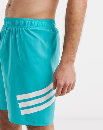 adidas Icon 3 Stripes 8 Inch Swim Shorts