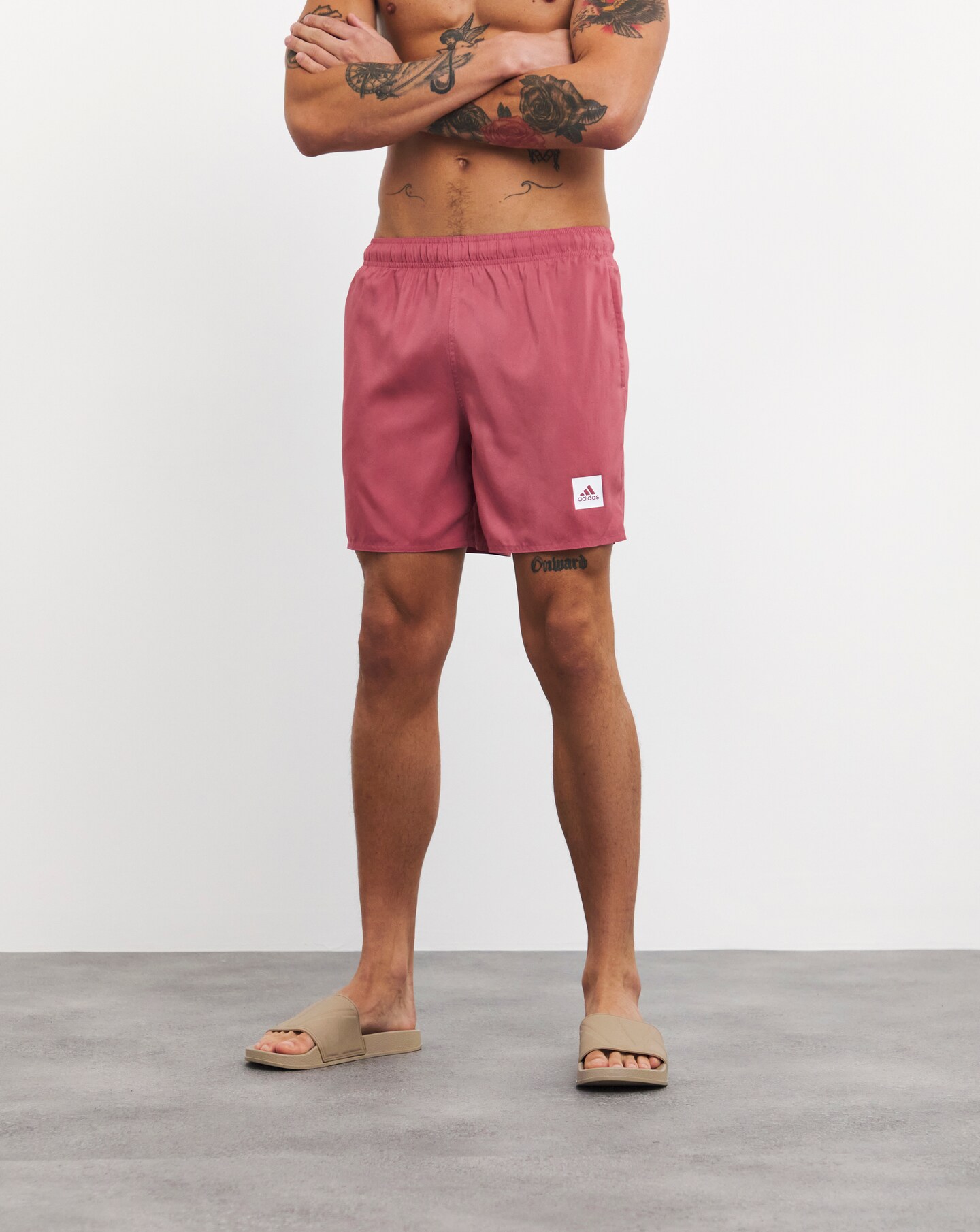 adidas Logo Swim Shorts Jacamo