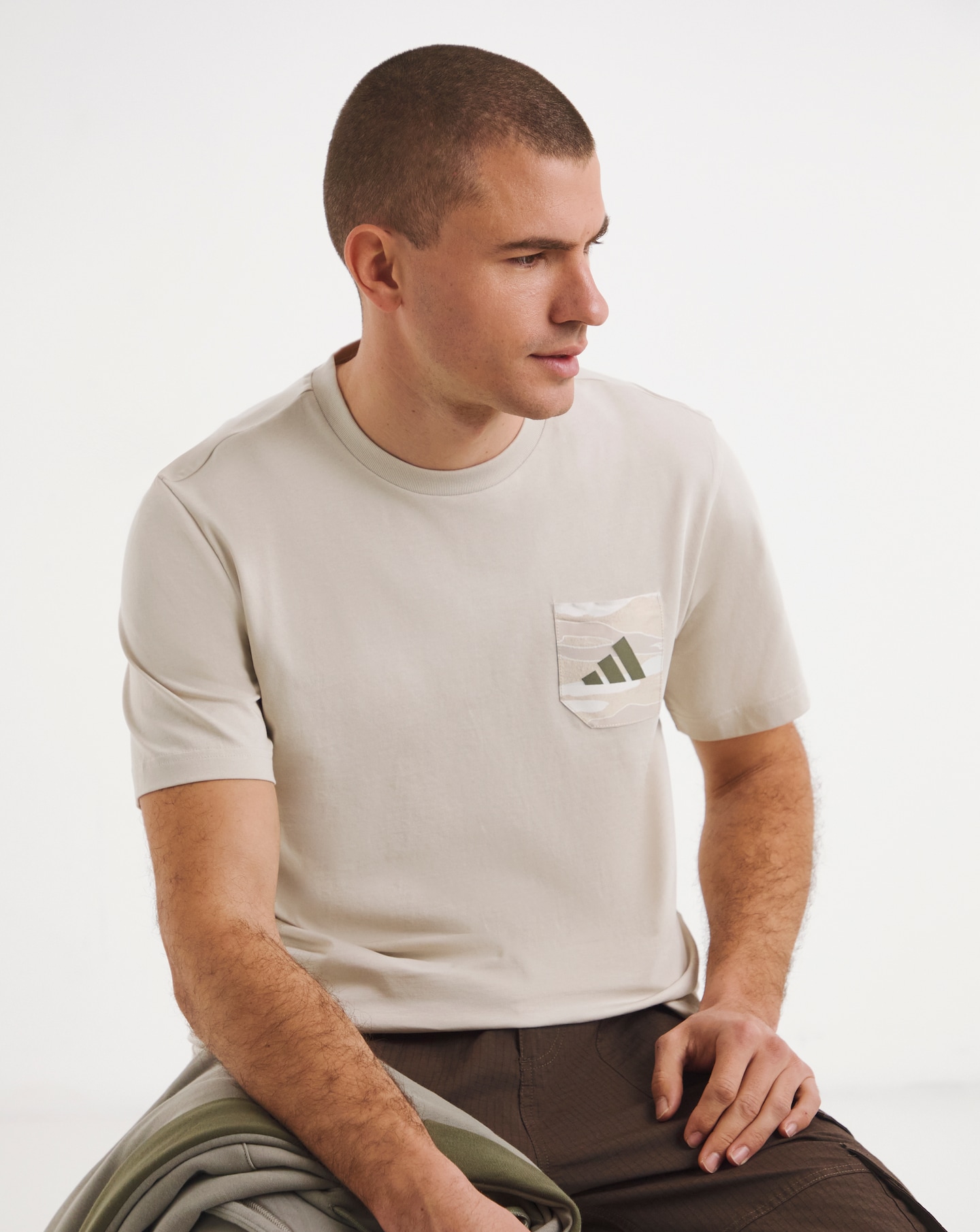New In - adidas Camo Pocket T-Shirt
