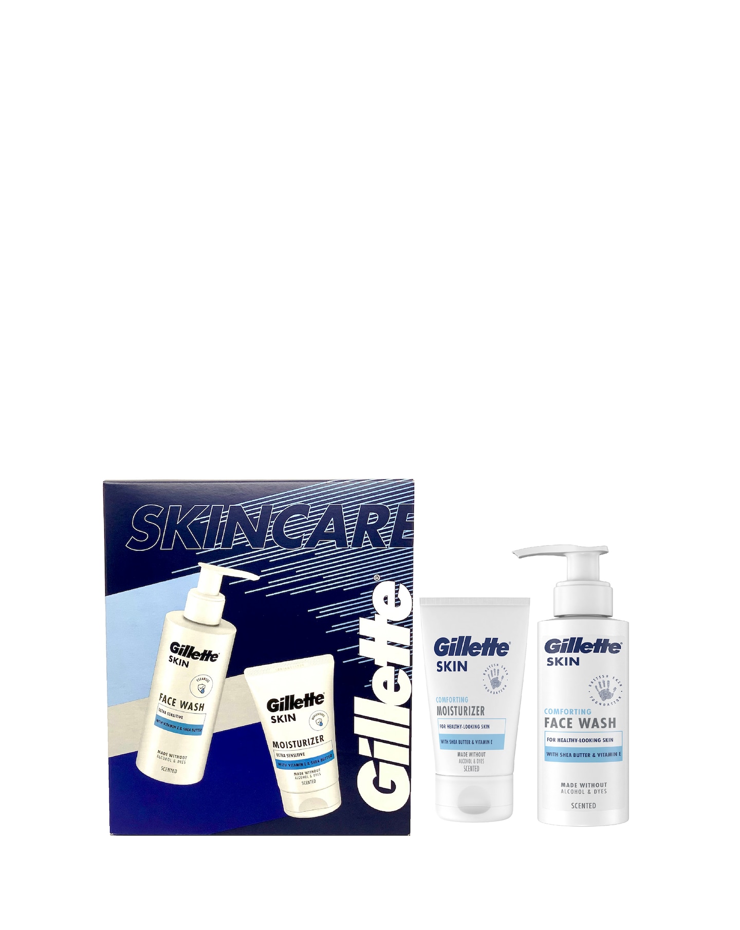 Gilette Skin Wash Moisturiser Duo