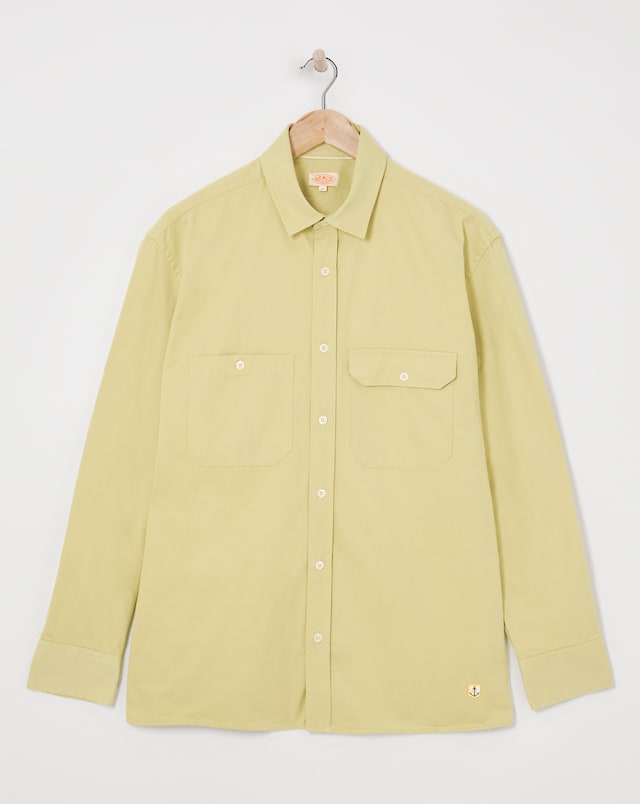 Armor Lux Shirt Jacket - Pale Olive - Pale Olive
