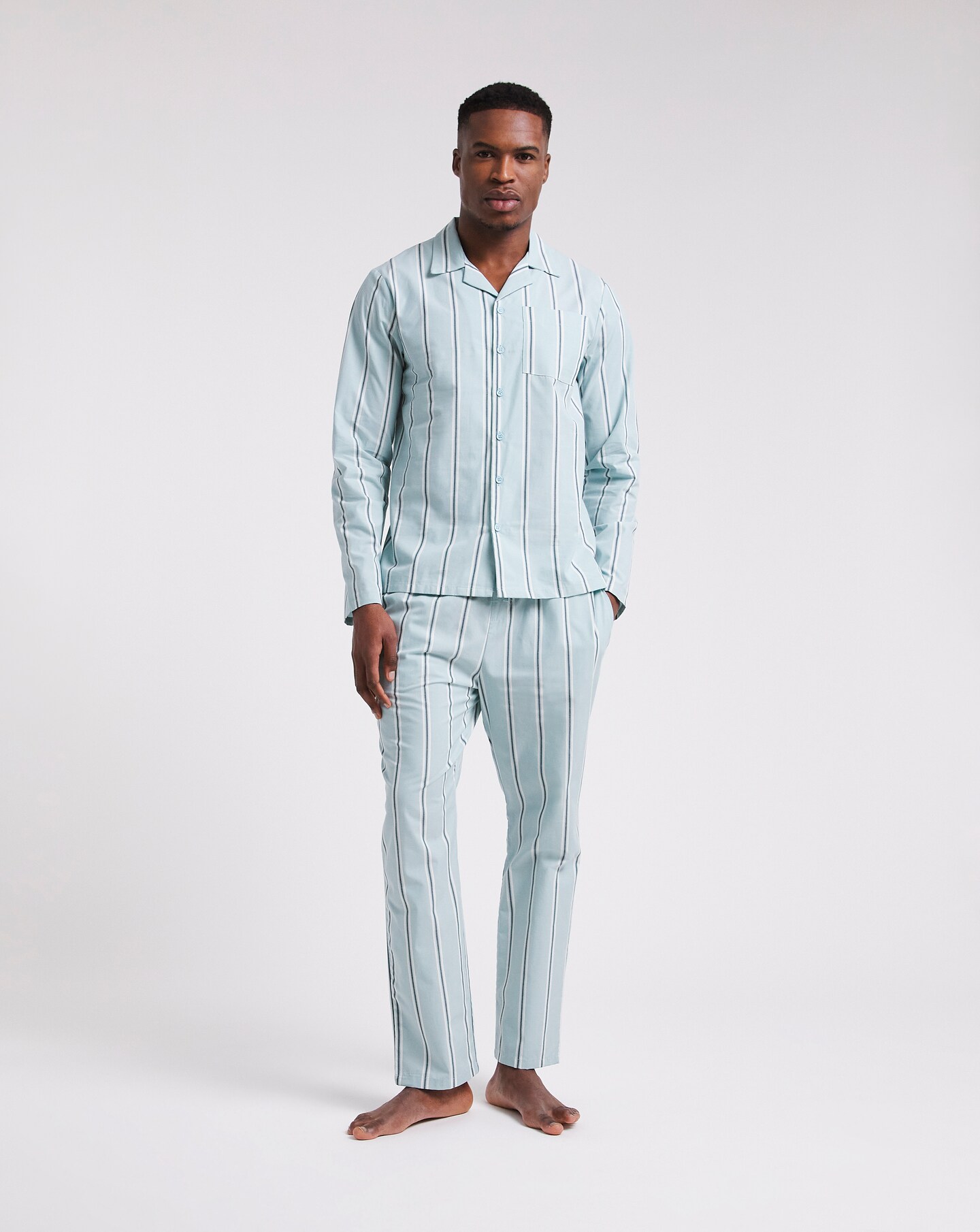 Classic Stripe Pyjama Set Jacamo