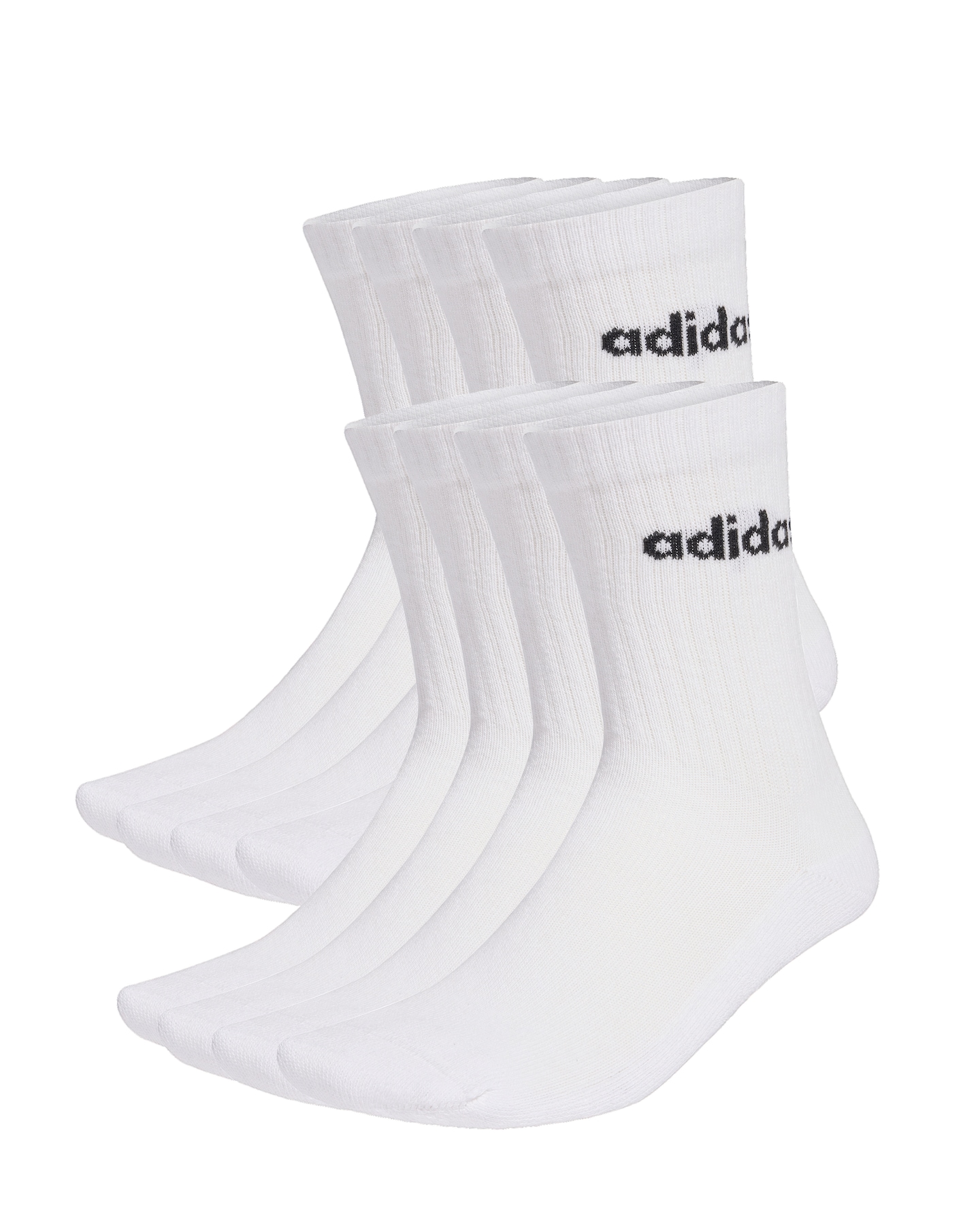 New In - adidas Linear Logo 10 Pack Crew Socks