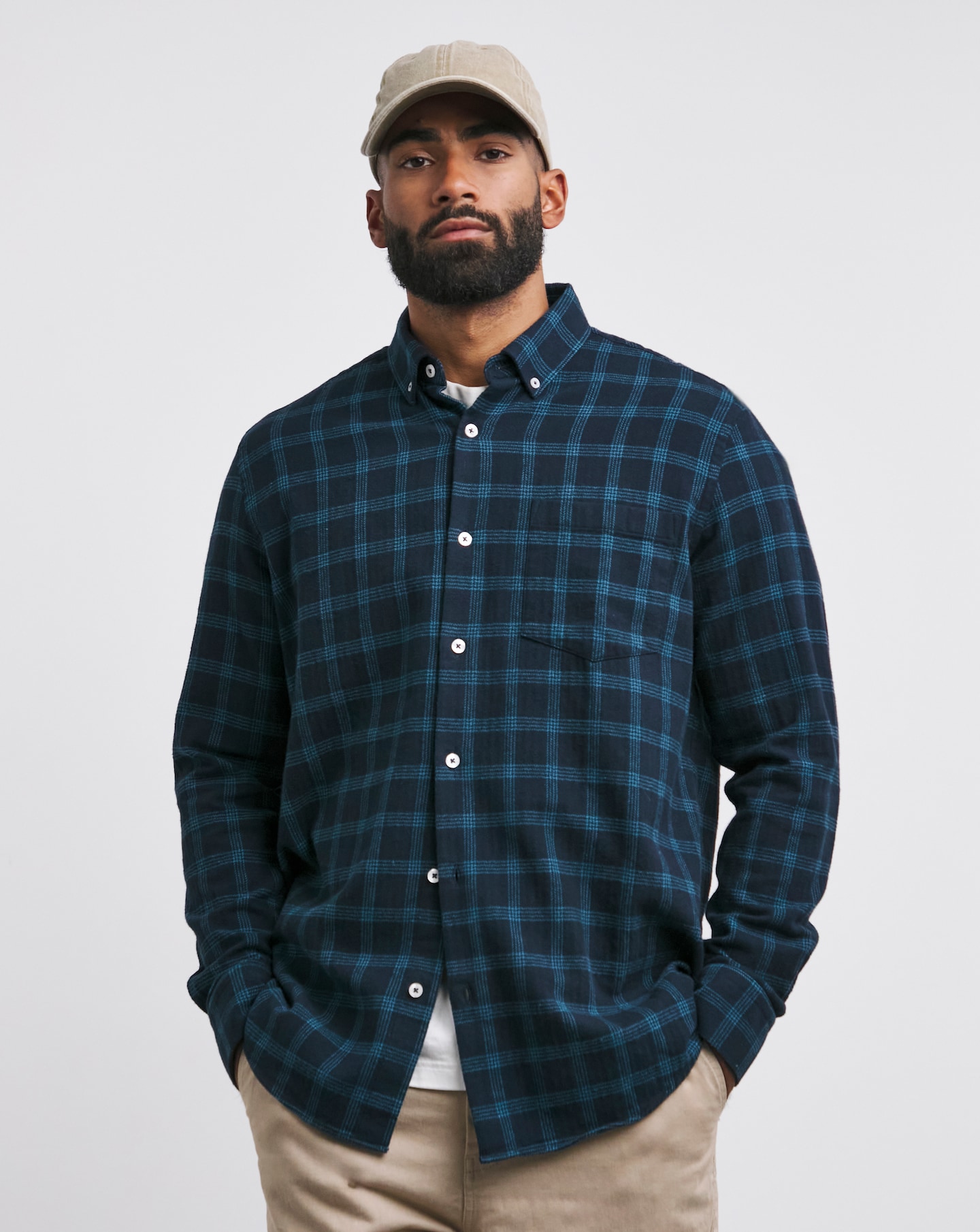 Armor Lux Shirt - Blue Checked